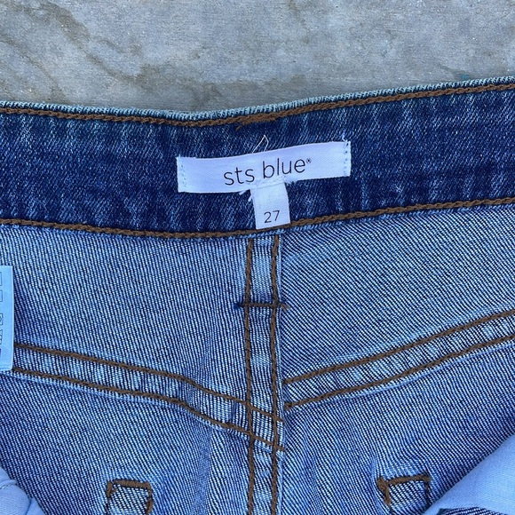 STS Blue Emily Stretch Denim Miniskirt Size 27 - Picture 3 of 4